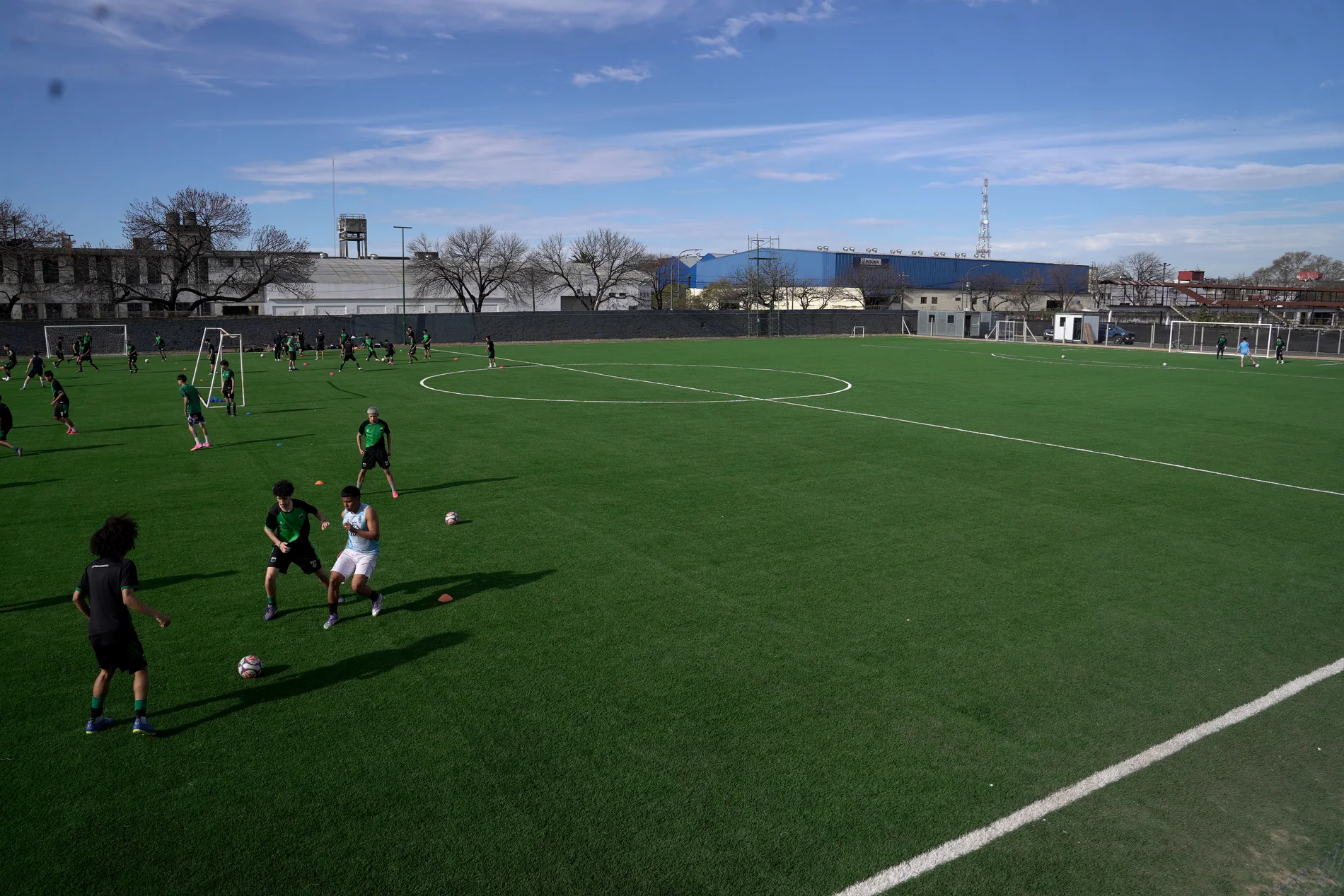 Foto de la obra: Ampliación histórica: nuevas canchas 3 y 4