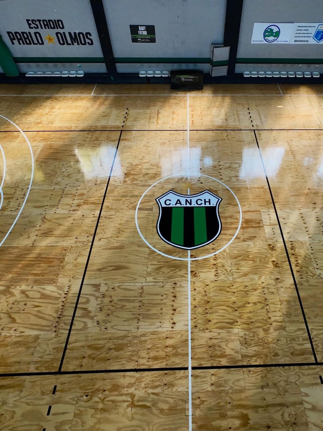 Foto de la obra: Nuevo piso deportivo en el Estadio Pablo Olmos