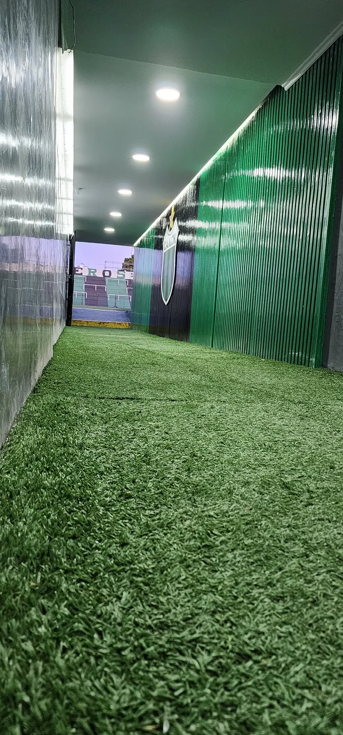 Foto de la obra: Remodelación del túnel de jugadores